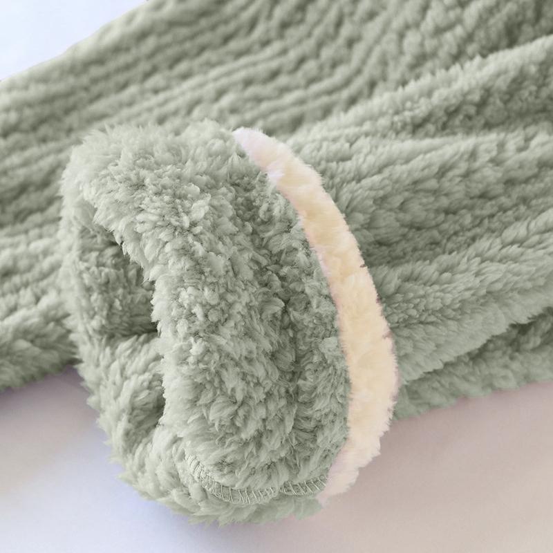 Women's Fashion Fleece Line Thickened Long Pajama Pants