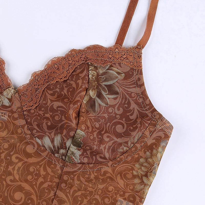 Imprime sexy Y2k Camis Maro Crop Tops Femei Harajuku Bretele Spaghetti Plajă Tricouri Femei Moda Chic Retro V-decolteu Vestă fără mâneci