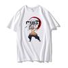 Casual Anime Demon Slayer Kimetsu No Yaiba Graphics Women T-Shirt Summer Loose Blouse 90S O-Neck Ladies White Kids Tops Men Tees