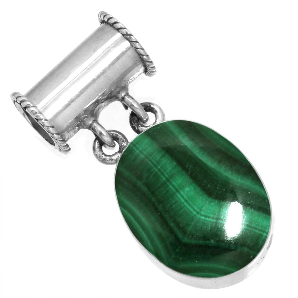 925 Sterling Silver Pendant Women Gemstone Handmade Jewelry Anniversary Gift Malachite Moonstone Rose Quartz Red Stone Smoky Topaz Tiger Eye Solitaire