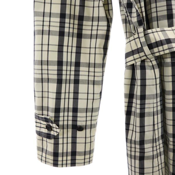 N.HOOLYWOOD Check Coat White X Black Men's Used