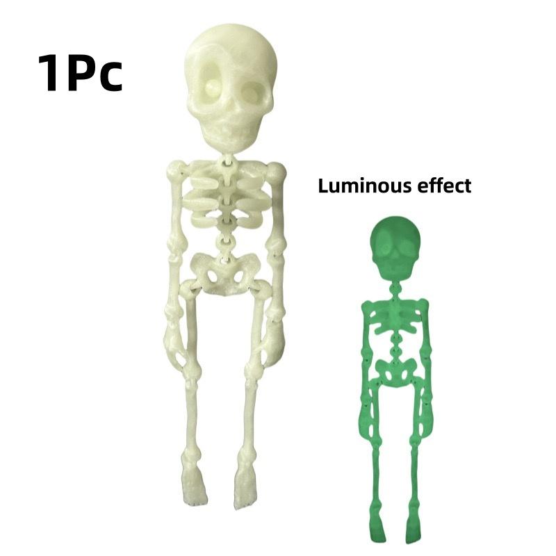 

1 шт. Магнитный подвижный череп Магнит на холодильник Забавный подарок на Хэллоуин Пасха Кухонный декор Домашний аксессуар, Причудливый декор