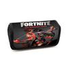 Cute Fortnite Cartoon Flip Pencil Pouch, Unisex Kids Aged 6-14 Portable Printed Stationery Case for School Daily Use