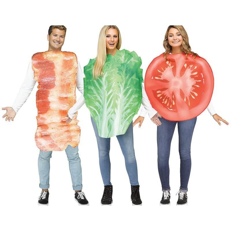 Vegetables Fruit Clothing Printed Halloween Party Clothing Stage Performance Clothing Funny Costume