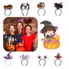 Crazy Party Halloween Headband With Ghost Theme Pumpkin Head Clip Halloween Decorations