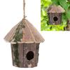 Wooden Bird House Decorative   Birdhouse with   Guard for Outdoor Courtyard Backyard