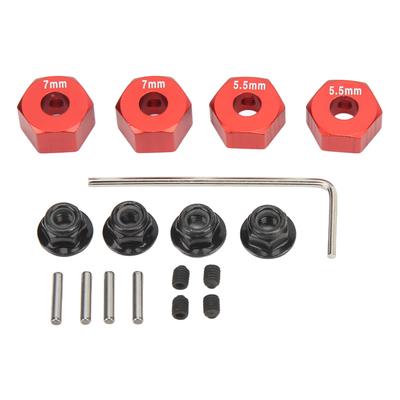 RC Piasta Koła Sześciokątna Stop Aluminium Średnica 12mm Grubość 5.5mm 7mm Zestaw Akcesoriów