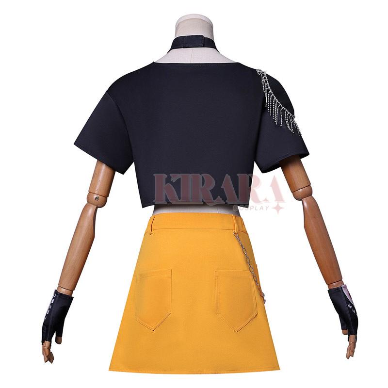 Mira Cosplay Costume Wig KPop Women Girl Idol Demon Hunters Cosplay Role Play for Party Carnival Outfits Halloween Costumes