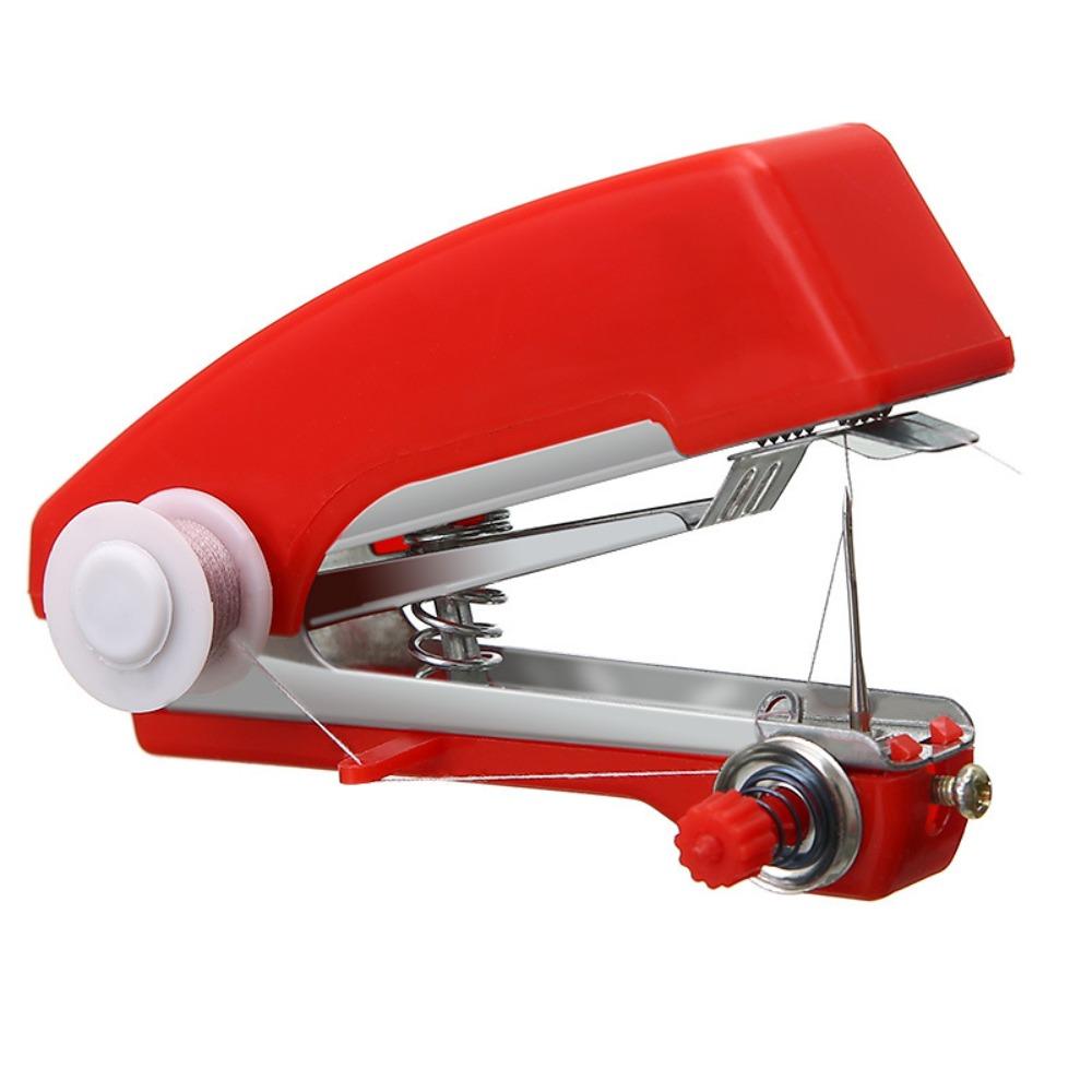 Household Handheld Sewing Machine Outdoor Pocket Portable Sewing Machine Travel Manual Sewing Machine for Outdoor Activities