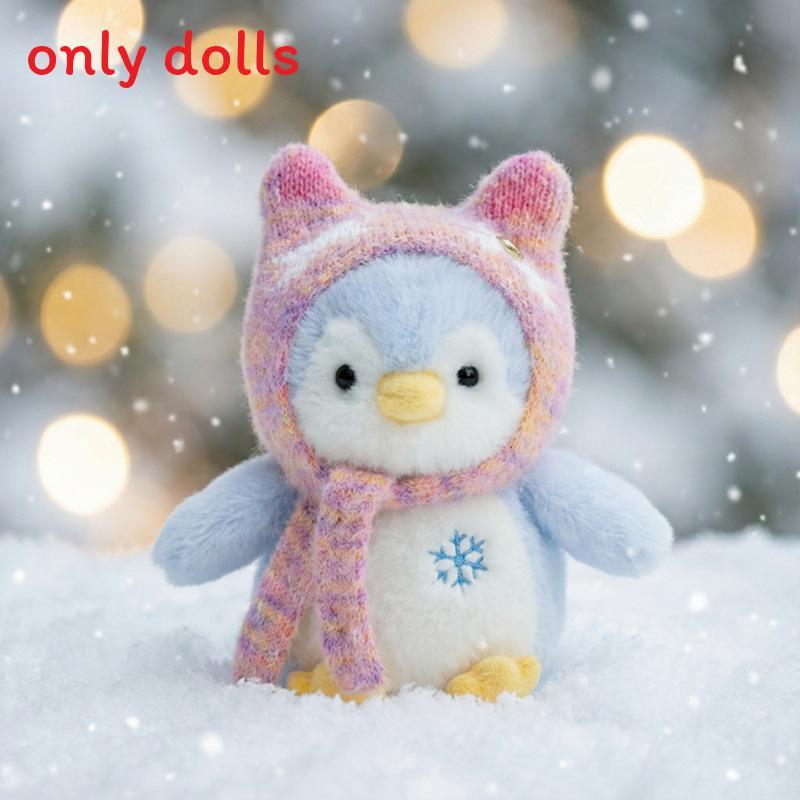 Penguin Keychain Plush Toy With Soft Cotton Filling For Bag Decoration And Gift