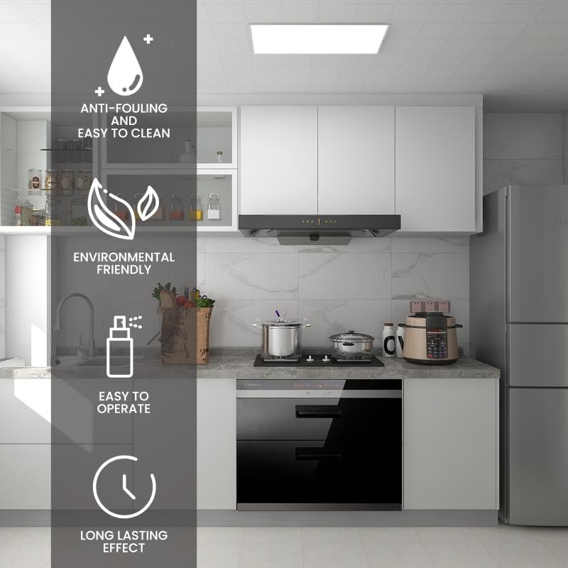 Kitchen Cleaning Powder for Range Hood Stove Faucet Oil Dirt Remover Powerful Degreaser Home Safe Formula Easy Application