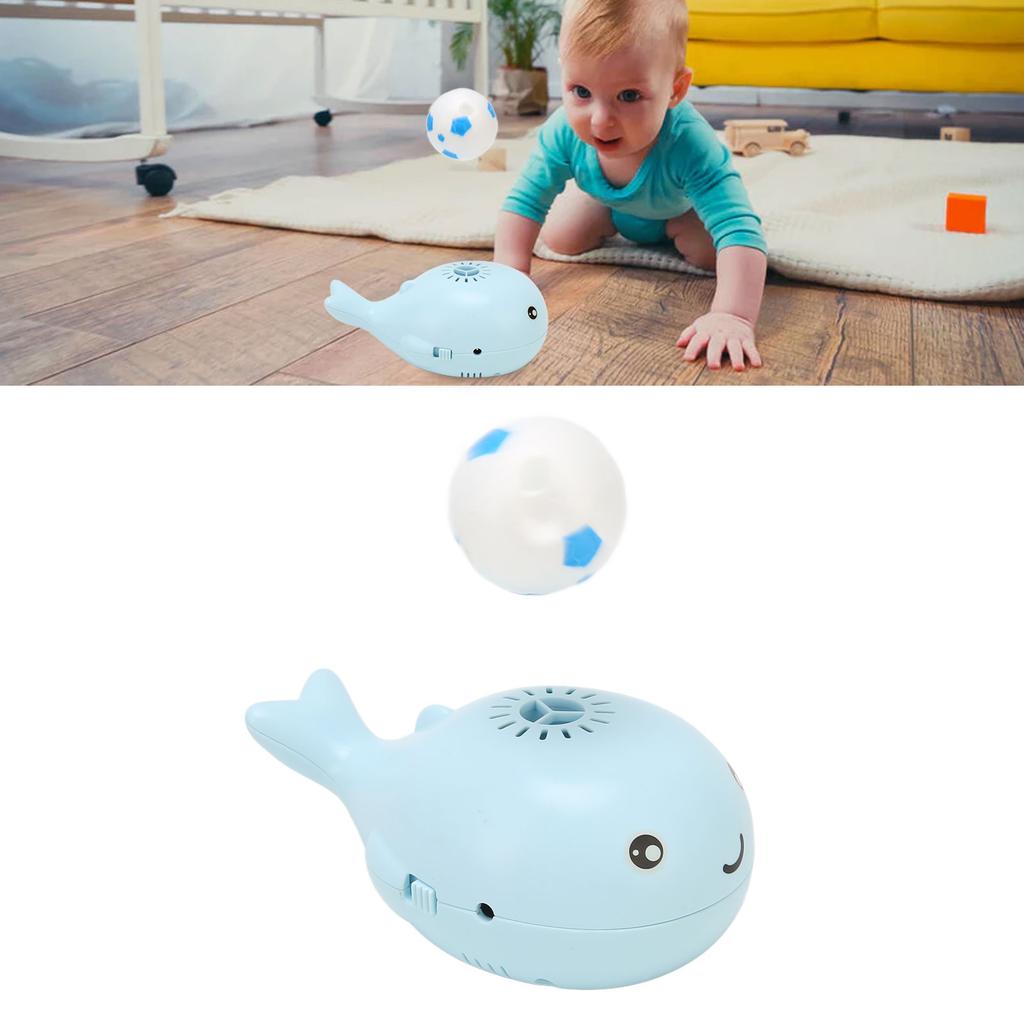 Whale Floating   Toy Cartoon   USB   Bladeless Safe   Electric Blowing Floating   Toy for Baby