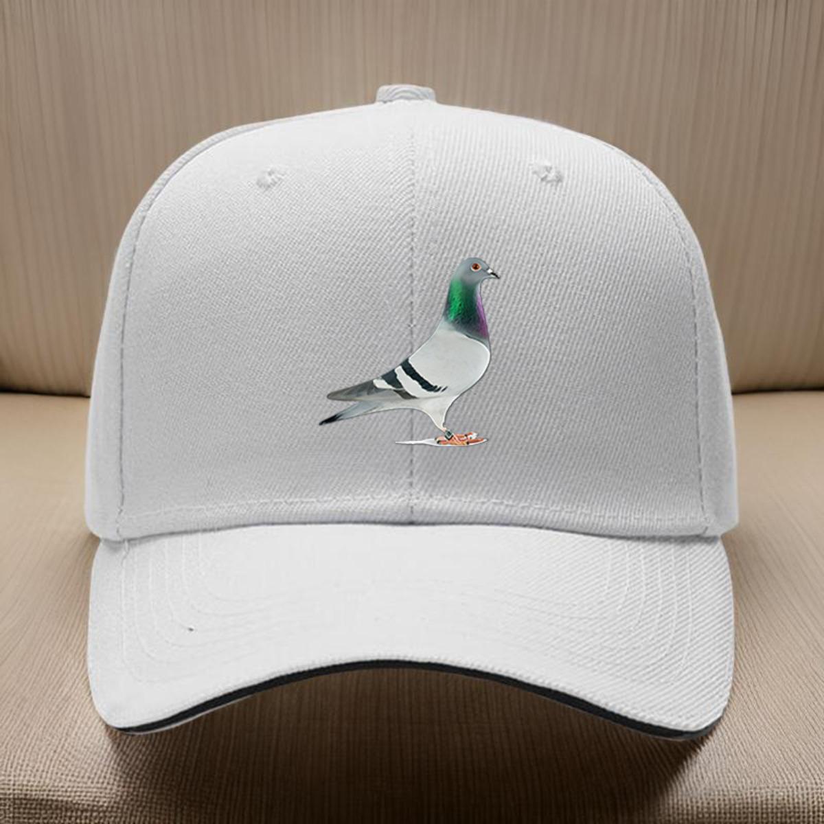 

Бейсболка с принтом голубей Полиэстер Регулируемая Snapback Кепка Повседневная Уличная Спортивная Унисекс Головной убор для взрослых One Size