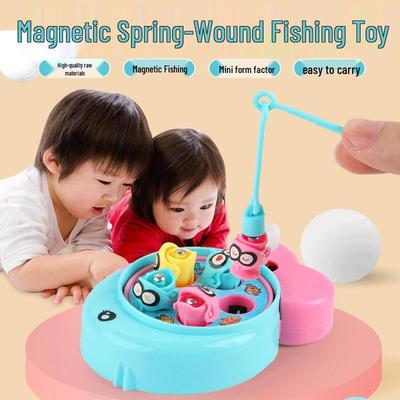 Wind-Up Mini Fishing Game: Educational Toy for Children