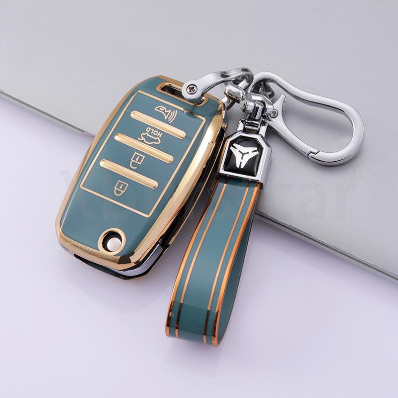 3/4 Buttons TPU Car Key Case For Kia Rio 3 K2 Ceed Cerato K3 Sportage 4 Picanto K5 Optima Sorento Forte Stinger 2017 2018