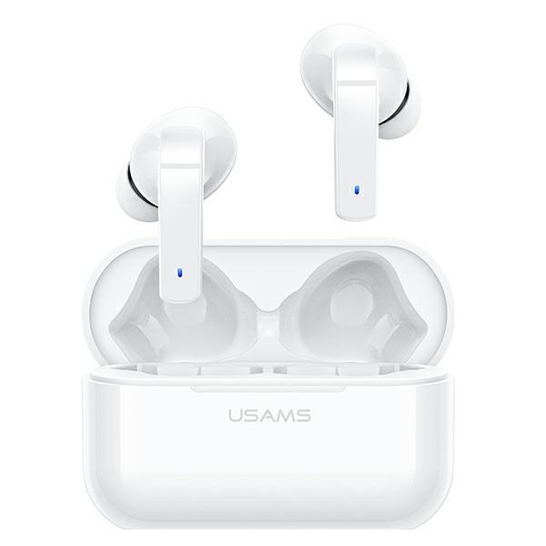 Usams Słuchawki Bluetooth 5.0 Tws Lyseries Anc Bezprzewodowe Biały/White Bhuly06