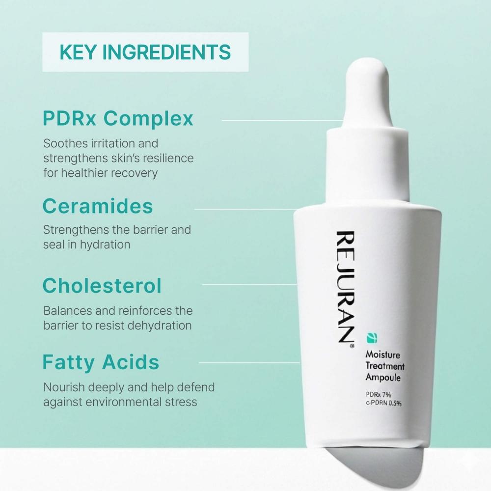 Rejuran Moisture Treatment Ampoule C Pdrn  Calming Serum For Dry   Sensitive Skin 1.01 Fl.oz.