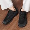 Men Barefoot Casual Flats Driving Shoes Black White Blue Wide Head Walking Shoes Yoga Fitness Shoes Large Size