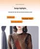 Women's Fleece-Lined Half-High Collar Long-Sleeve Top for Autumn/Winter 2026