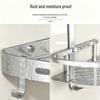 Xinpei Drill-Free Space Aluminum Corner Bathroom Shelf