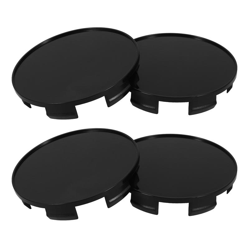 4 Pcs 69Mm Wheel Hub Covers 66Mm Car Center Caps Silver Abs Plastic Tire Accessories Semi Truck Hubcaps Scratch Resistant