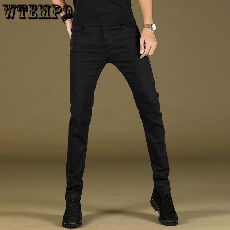 WTEMPO Herrenjeans Sommer Dünner Abschnitt Einfarbig Locker Stretch Slim Jeans Schlichte Persönlichkeit Gerade Hose Lässig Atmungsaktiv Herrenhose