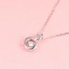 Jewelry Round Smart Necklace Fashion Jewelry Beating Heart Collarbone Chain Female Ins Premium Durable Quality