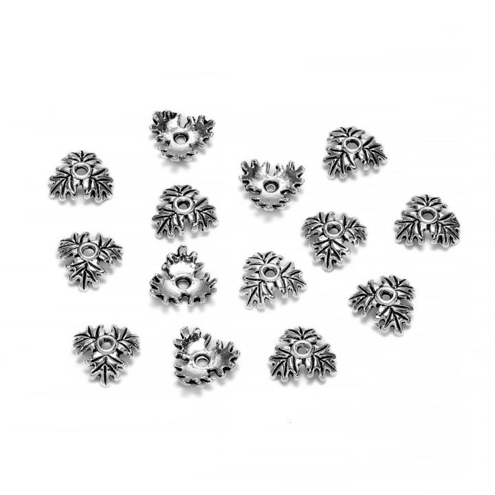 6 8 9 10 12mm Bead Caps For Jewelry Bead Caps End Receptacle Hollow Out Flower Torus DIY Spaced Apart Jewelry Making
