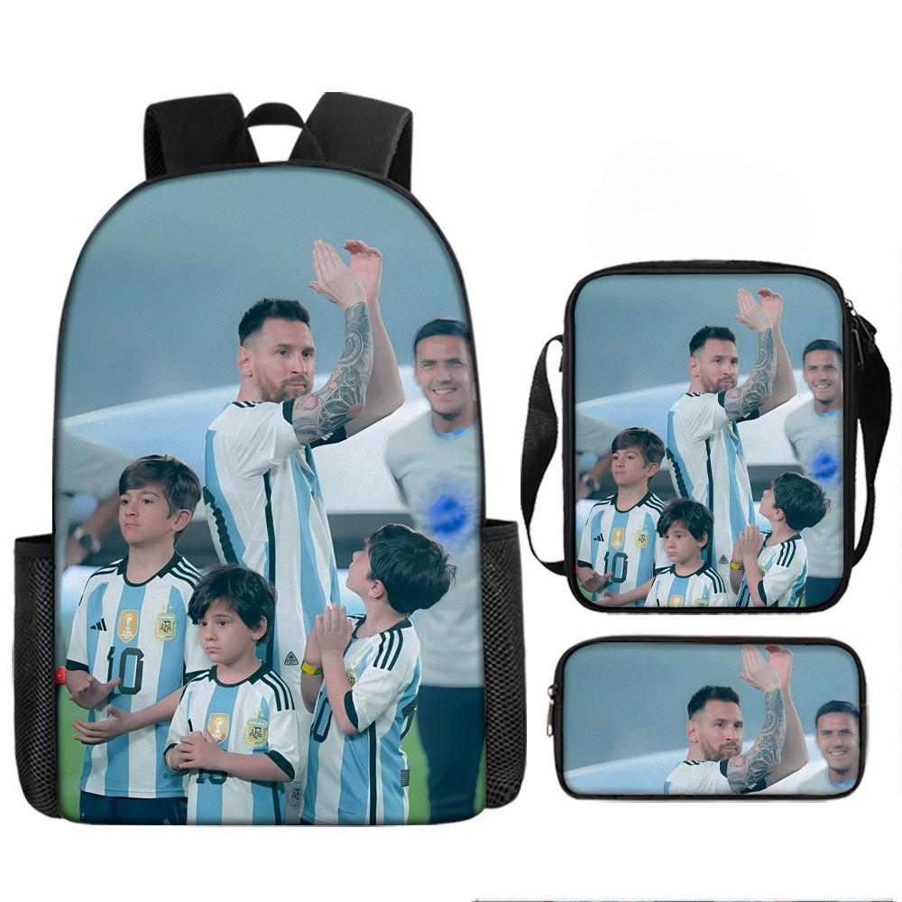 Elementary Students School Backpack Set Lightweight Oxford With Multiple Compartments For Afterschool Tutorage