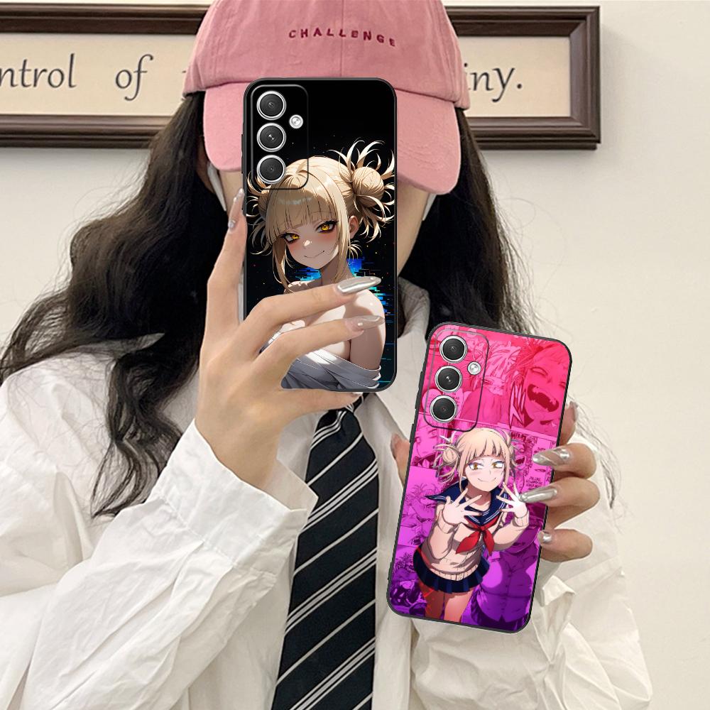 MHA Himiko Toga Mobile Phone Case for Samsung Galaxy S26 S25 S24 S23 S22 S21 S20 Note20 Plus FE Ultra Colorful Cover Pretty