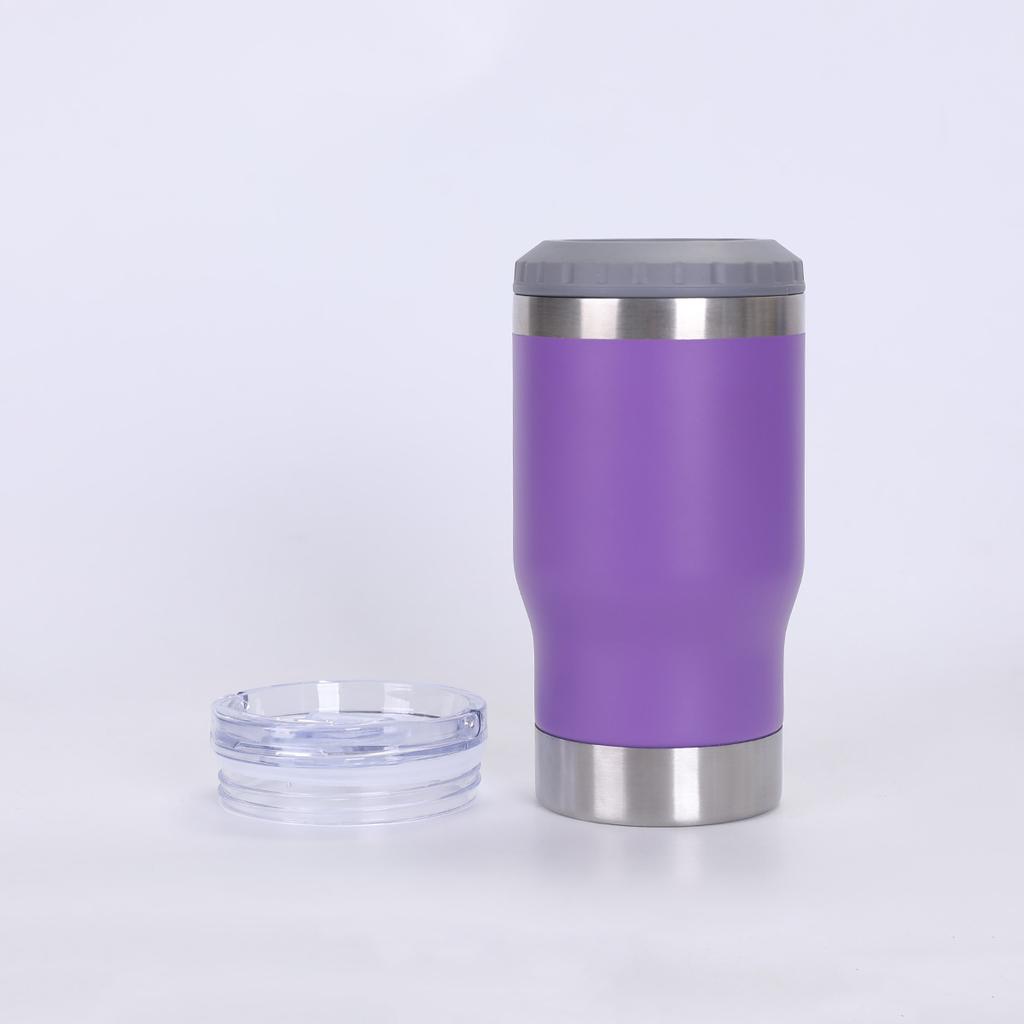 Copo Térmico de Aço Inoxidável 14oz Copo de Cerveja Com Abridor 2 Tampas Garrafa Isolada a Vácuo Viagem de Carro Mantém Frio Tanque Garrafa de Água para Whisky