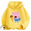 Autumn Winter Casual Youth Hoodie Cute Kawaii Cartoon Graphic Hooded Kids Tops Peppa Pig Boys Girls 3 14