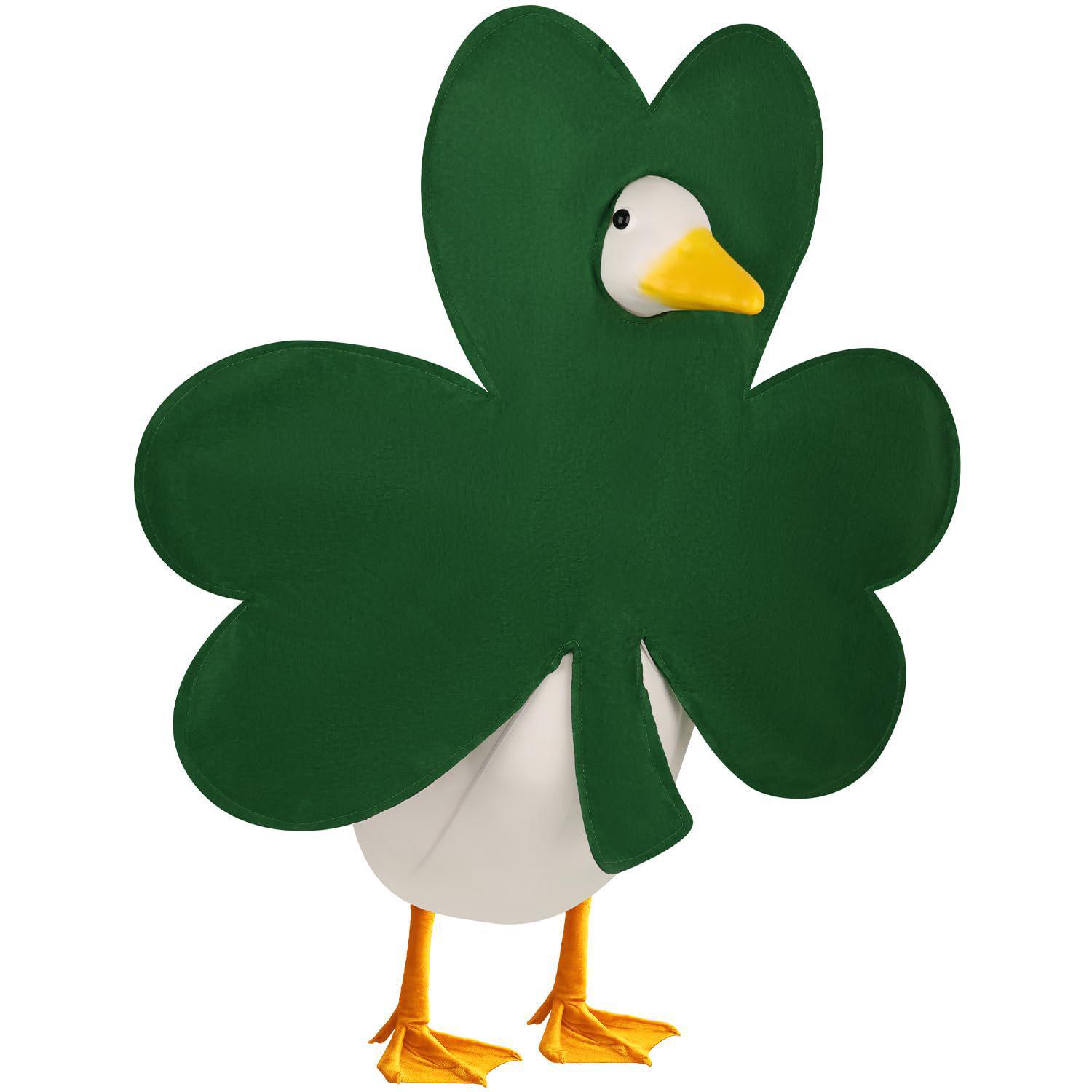 

St. Patrick s Day Porch Goose Costume - Leaf Festival Yard Decor