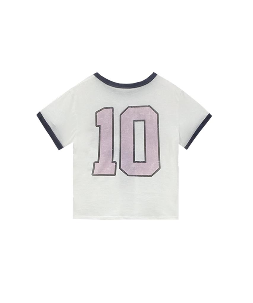Meuameu Pink Logo Printing T-Shirt