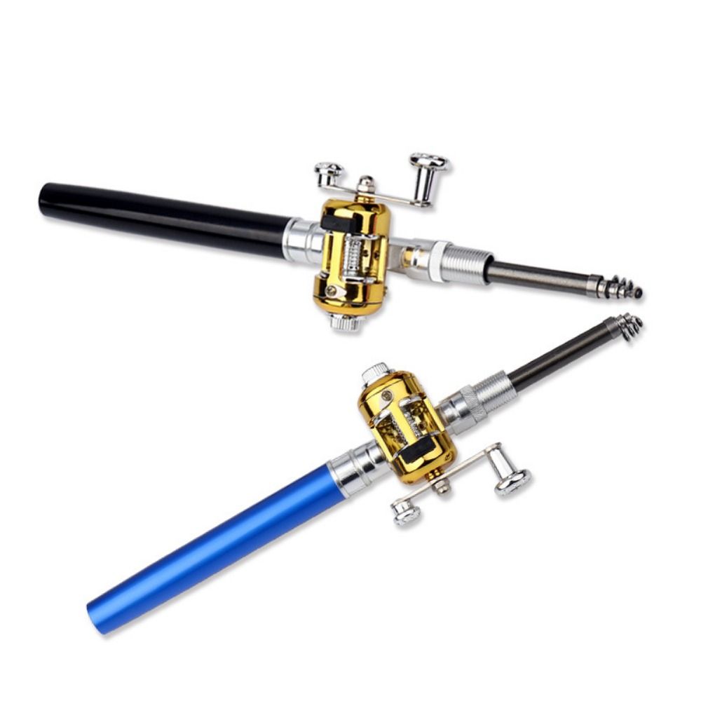 Hard Mini Fishing Pole Portable Fishing Hand Pole Pen Style Fishing Rod Freshwater