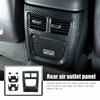 Rear Air Outlet Vent Cover Decor Accessories For Dodge Charger 2011+Carbon Fiber