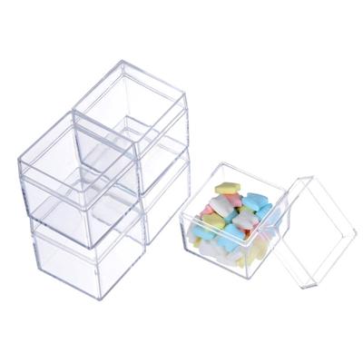 12pcs Clear Candy Box Treat Gift Boxes Container Organization Organizers for Wedding Birthday Party Guest Favor Gift