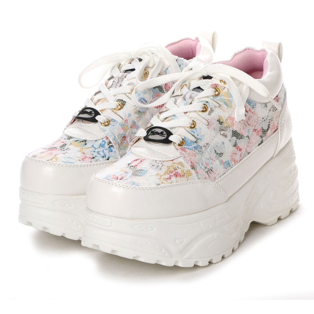 YOSUKE YO729BW12533 Белые Кроссовки на Платформе Японский Kawaii Харадзюку Массивные Ботинки 23.5cm