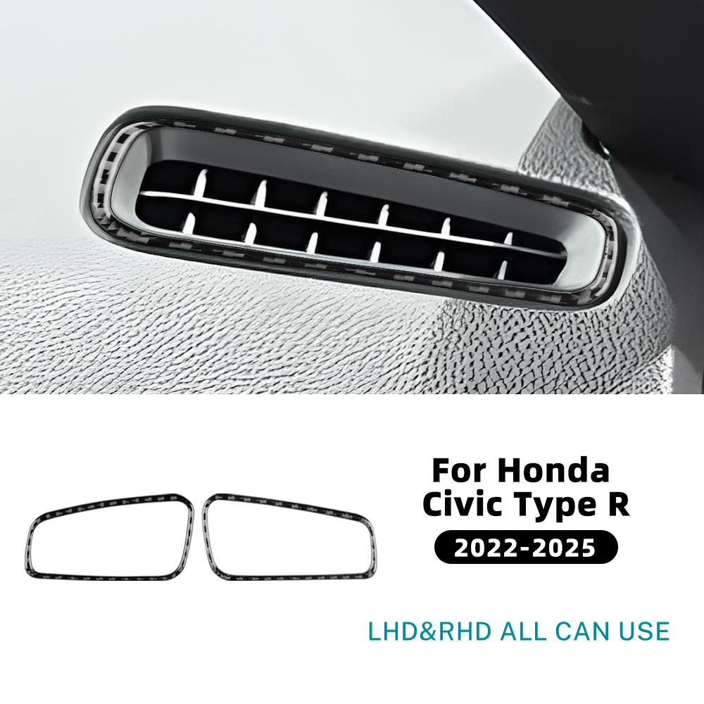 Carbon Fiber Style Interior Sticker for Honda Civic Type R 11th FL5 2022 2023 2024 2025 Interior Panel