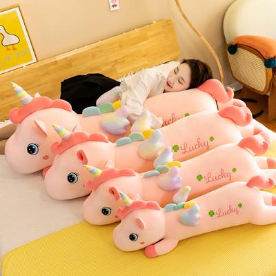Non-Toxic Giant Kawaii Unicorn Plush Toys Soft Stuffed Dolls Animal Horse Sleeping Pillow For Birthday Gift