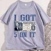 Food Stamp T Shirt I Got 5 on It Retro TShirt Funny Saying Tshirt Hustle Unisex Tee Short Sleeve Male Tees