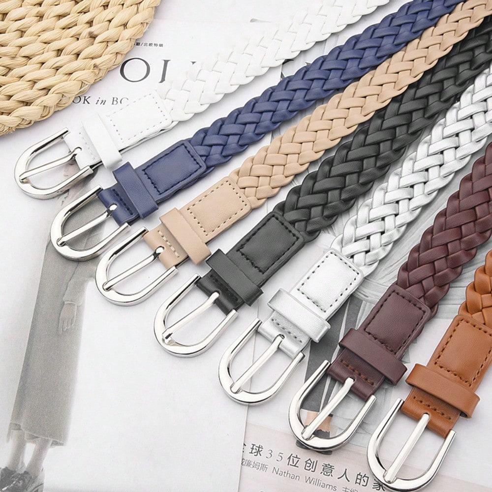 Woven Retro Women's Belt with Casual Pants Dress Waist Belt Women's Fashion