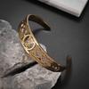 Cross Cuff Adjustable Bracelet Seal Satan Amulet Stainless Steel Bracelet