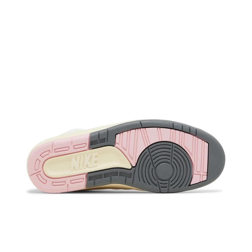 Womens Air Jordan 2 Retro 'Soft Pink' (women's sizes) Summit White / Gym Red / Medium Soft Pink / Muslin Vintage Basketball Shoes FB2372 100