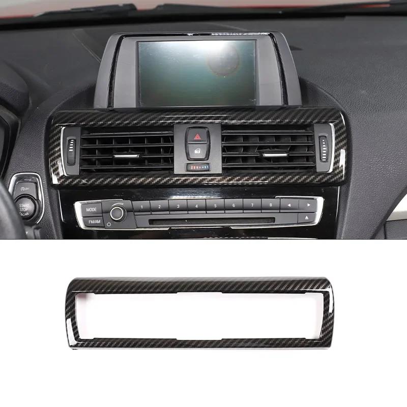 ABS-Kohlefaser-Innendekorationsaufkleber für die Zentralsteuerung des Autos, für BMW 1er 2er F20 F21 F22 F23 2012-2018, Autozubehör