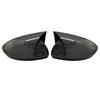 For Renault Megane 4 MK4 2016-2020 Glossy Black/Carbon Fiber Look Side Mirror Cover Cap ABS Car Exterior Accessories Left Right
