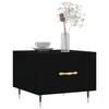 VidaXL Coffee Table Black 50x50x40 Cm Engineered Wood 829350