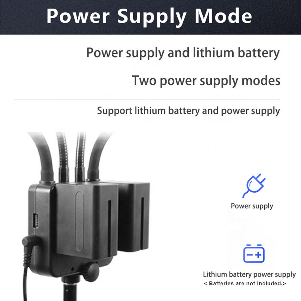 Гибкая двойная светодиодная лампа для видеосъемки — фото 9