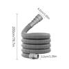 Foldable Caravan Drainage Pipe Motorhome Sewage Hose Kit Randomly Cut Widely Compatible Adjustable RV Drain Pipe Dump Hose