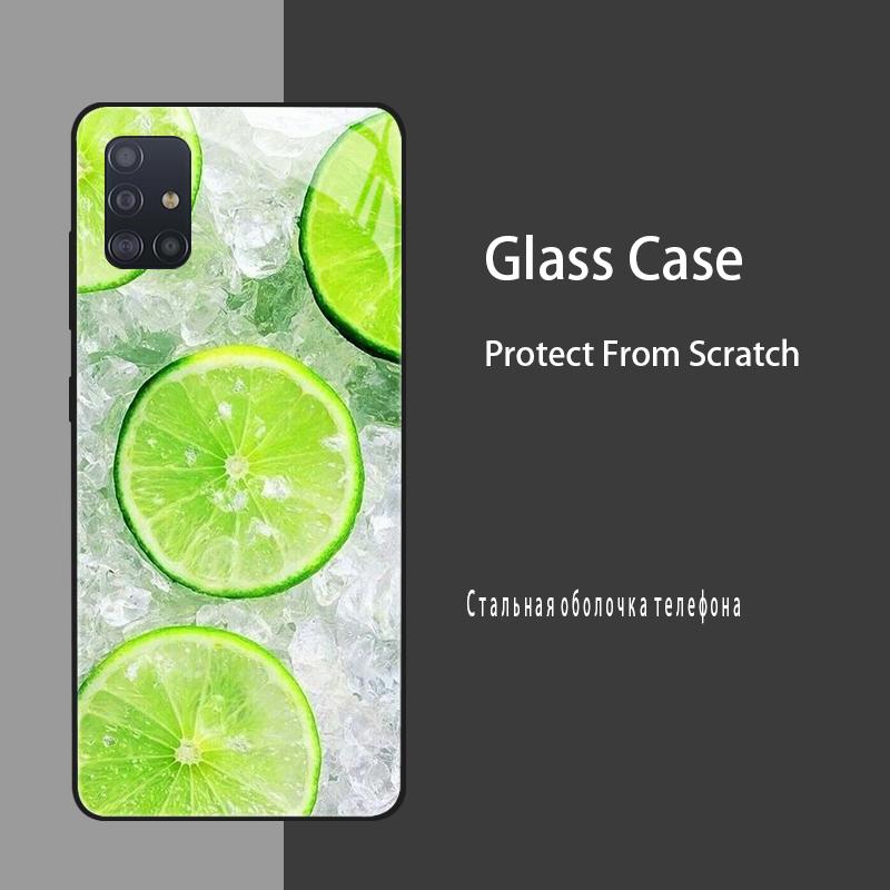 Case For Samsung Galaxy A51 Cases Tempered Glass Case For Samsung Galaxy A31 A71 Bumper A 51 71 Hard Silicone Cover Coque Fundas